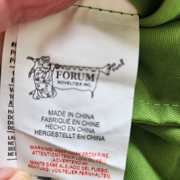 70's Green Leisure Suit Costume Disco Shirt Pants Set Cosplay Comic Con Party - Picture 9 of 13